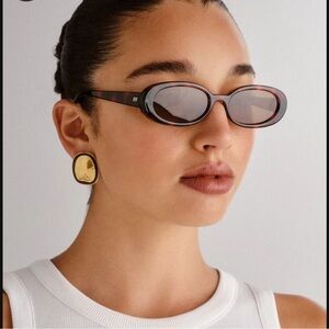 Le Specs Outta Love tortoise sunglasses